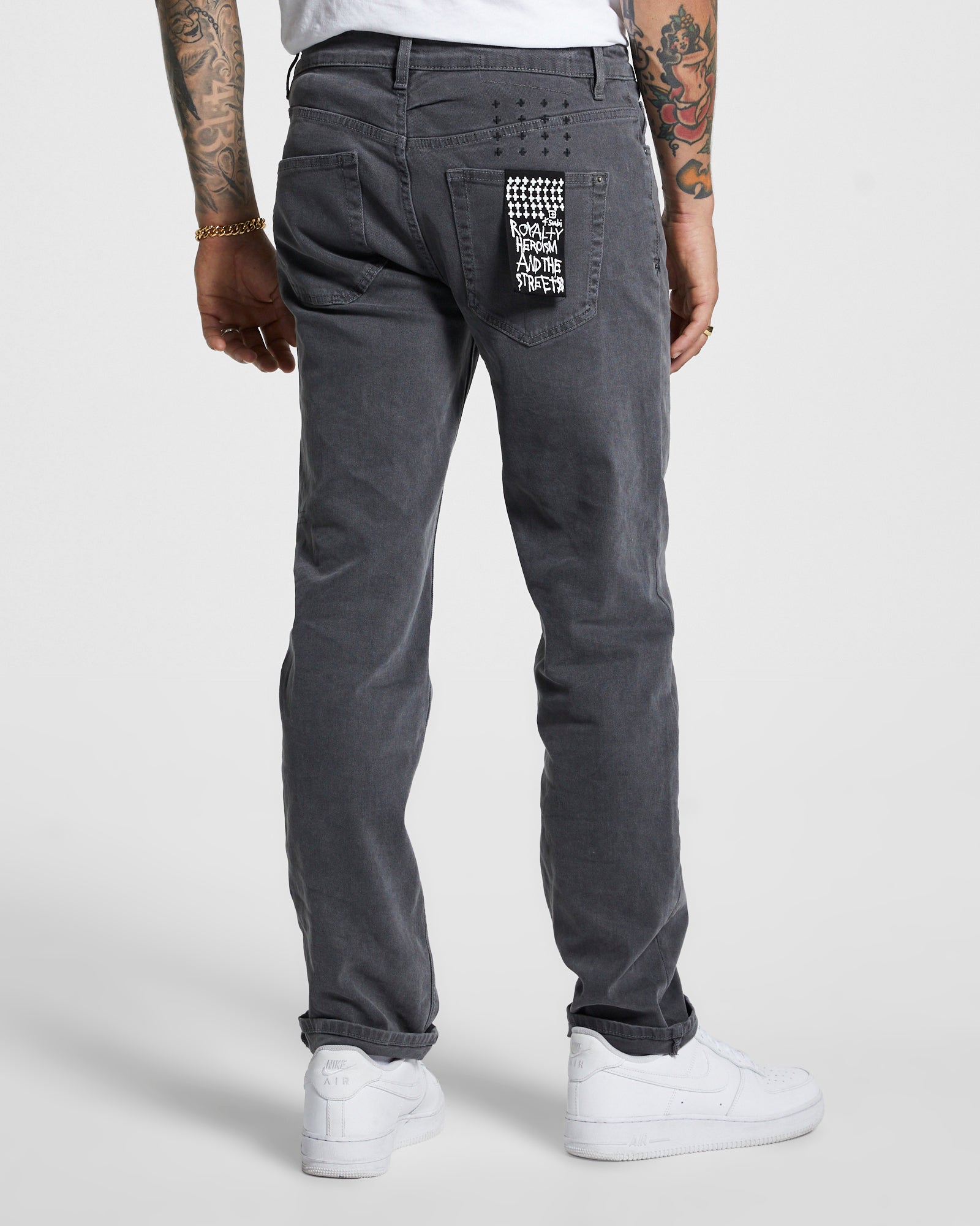 MENS  HAZLOW HARDWIRE STRAIGHT DENIM JEANS