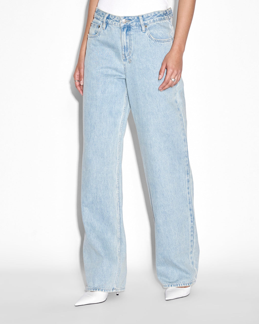 WOMENS LOW RIDER DOVE DENIM JEANS