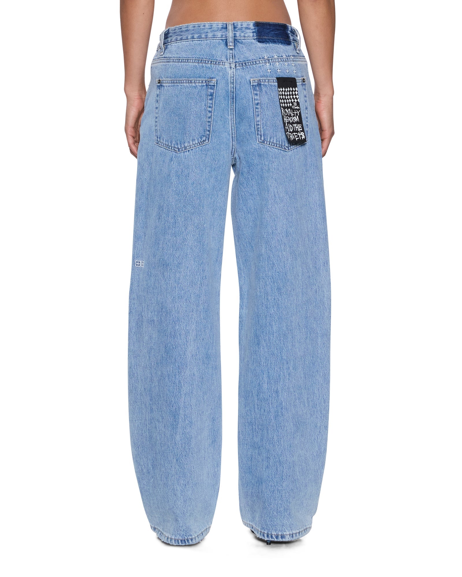 WOMENS  LOW RIDER AUTHENTIK BAGGY DENIM JEANS