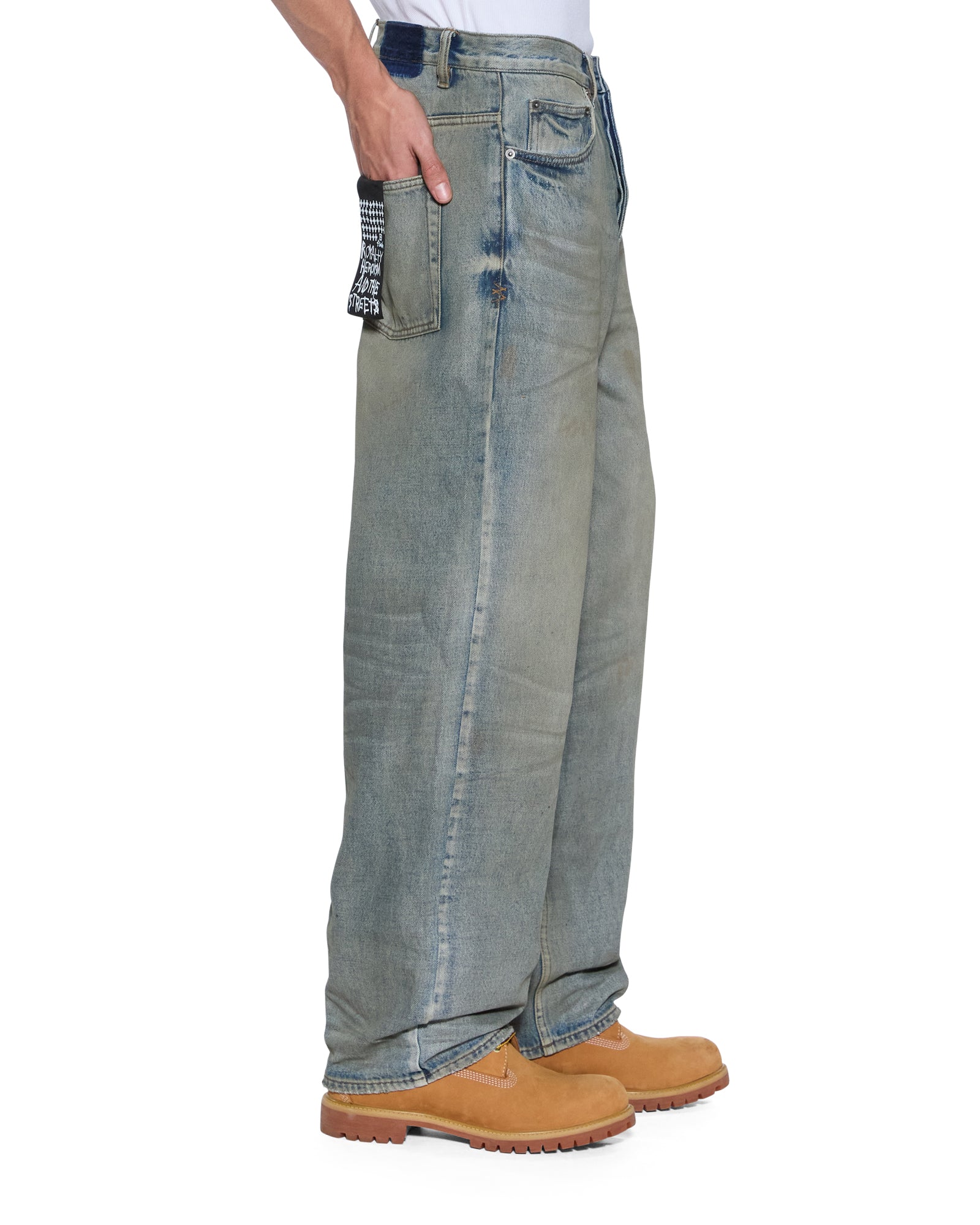 MENS  MAXX MECHANIK BAGGY DENIM JEANS