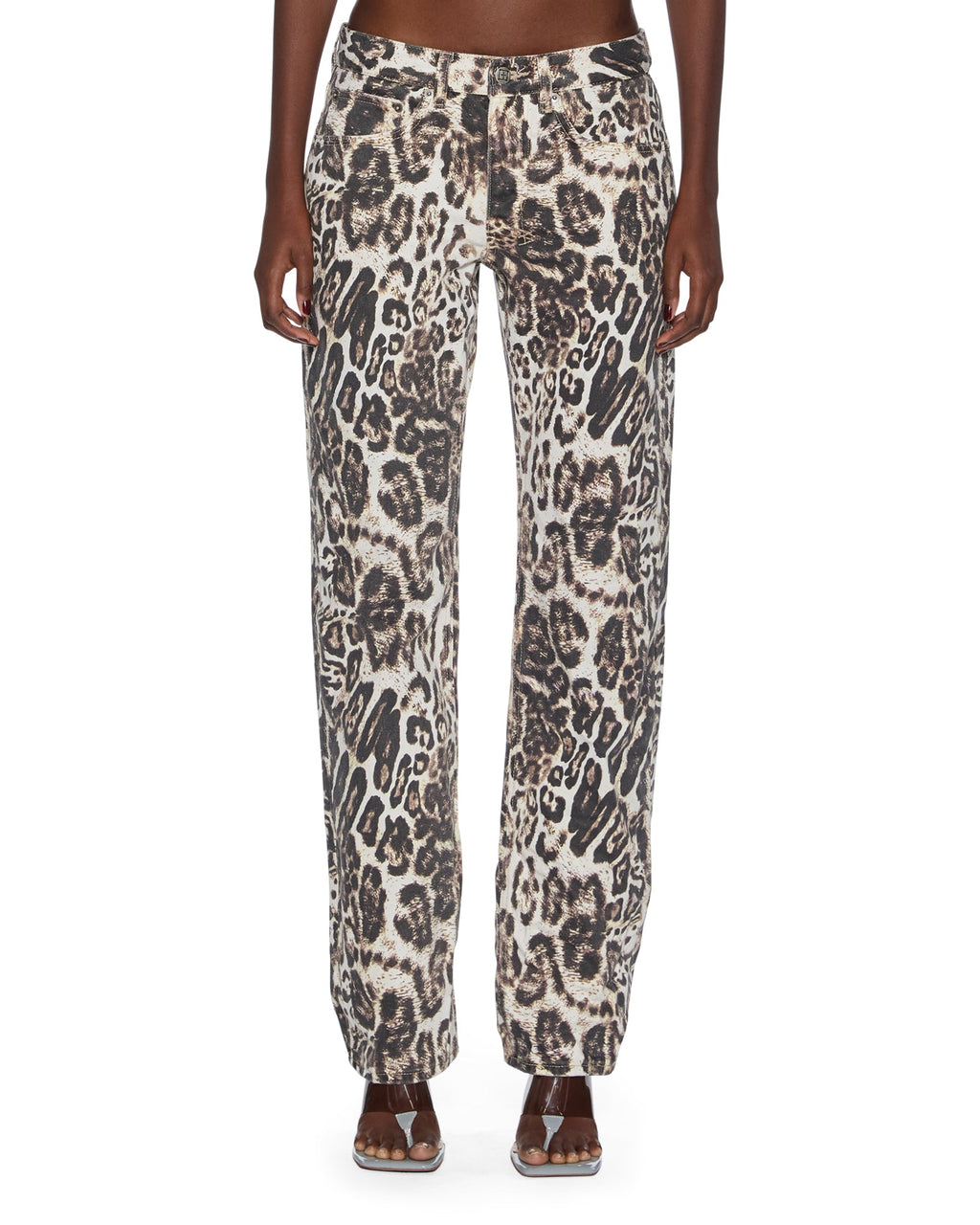 MENS MOWALOLA ANTI K CHEETAH DENIM JEANS