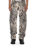 MENS MOWALOLA ANTI K CHEETAH DENIM JEANS