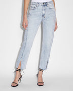 Womens Nine O Muse Panel Slim Denim Jeans - Denim