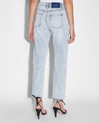 Womens Nine O Muse Panel Slim Denim Jeans - Denim