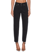 WOMENS PINUP CROP JEAN NOIR DENIM JEANS
