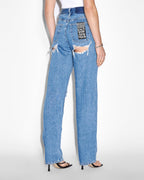 WOMENS PLAYBACK RAMBLE TRASHED DENIM JEANS
