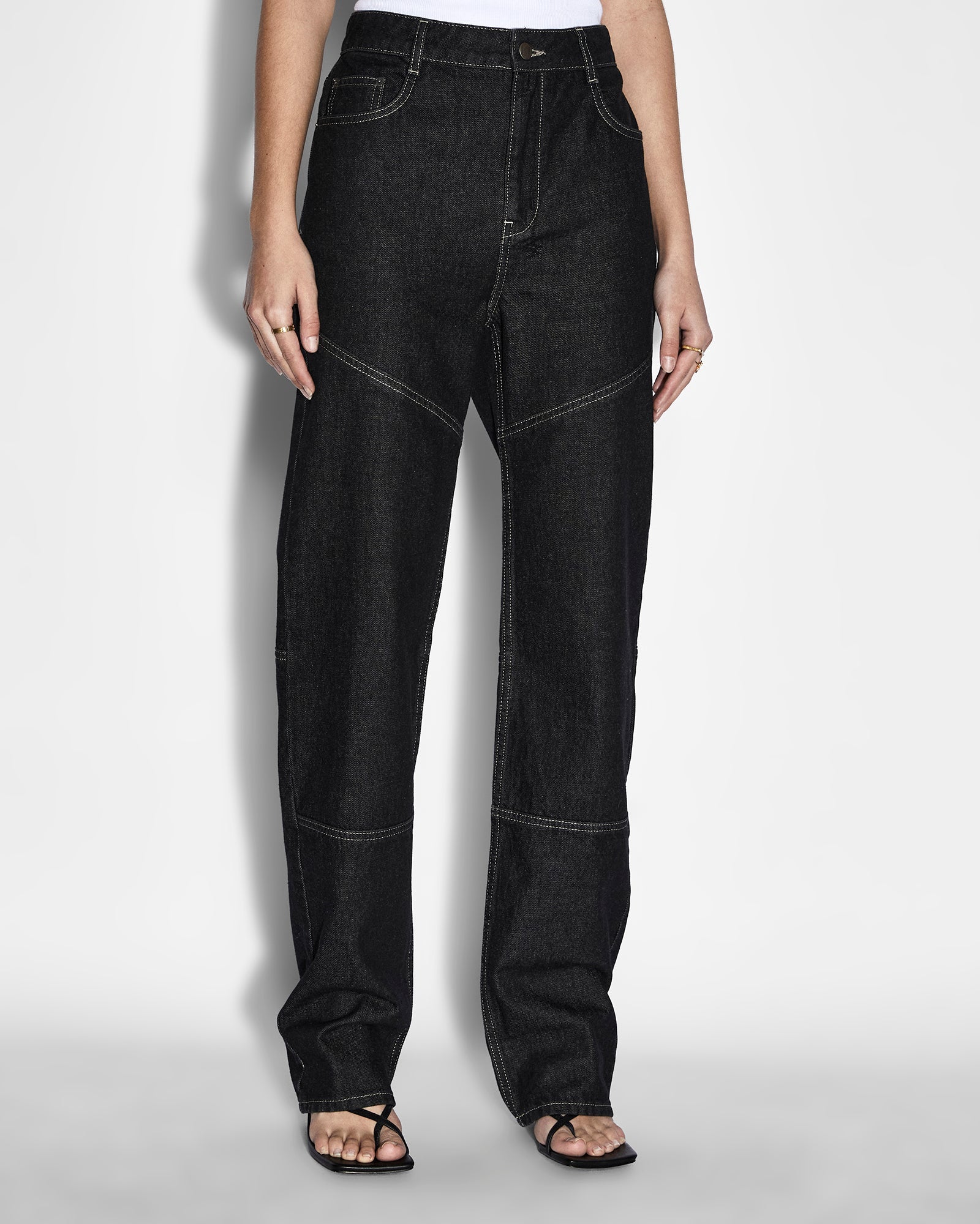 WOMENS  PLAYBACK MIDNIGHT STRAIGHT DENIM JEANS