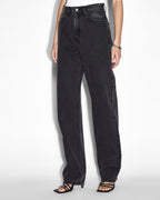 Womens Playback Onyx Straight Denim Jeans - Black