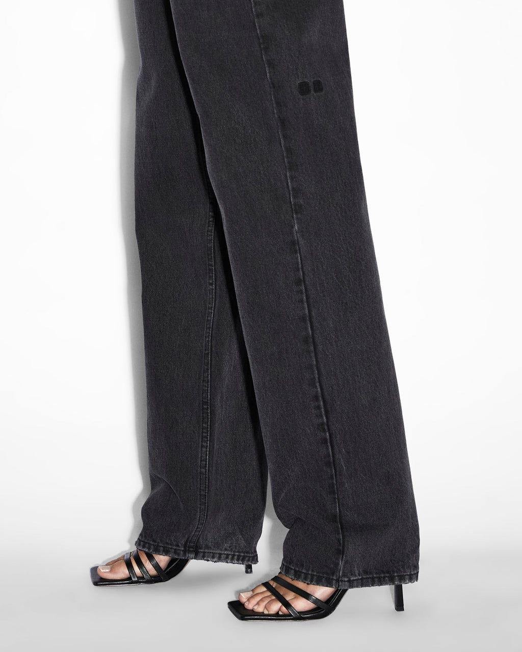 Womens Playback Onyx Straight Denim Jeans - Black
