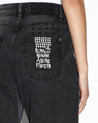 Womens Playback Onyx Straight Denim Jeans - Black