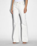 Womens Soho Sugar Rush Flare Denim Jeans - White