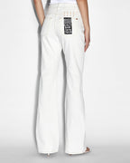 Womens Soho Sugar Rush Flare Denim Jeans - White