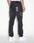 MENS  WOLFGANG STATIC BLACK TAPERED DENIM JEANS