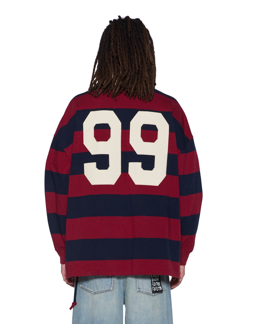 MENS RUGGED RUGBY JERSEY FIRE FADE SHIRTS