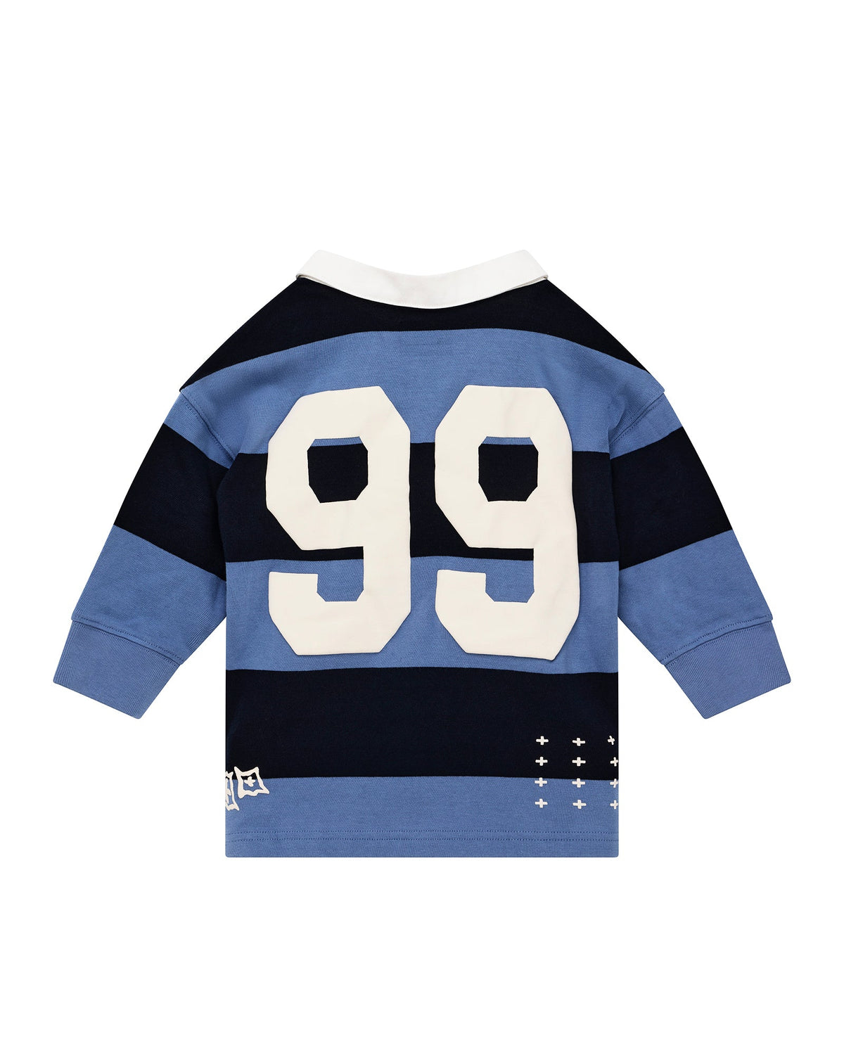 LIL RUGGED RUGBY LS JERSEY FADED ICE