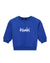 KIDS  LIL 1999 BIGGIE CREW FLEECE COBALT FLEECE