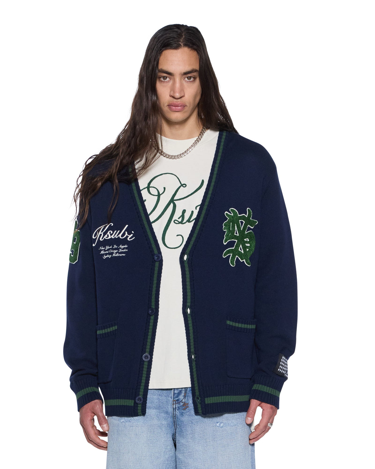 PLAYOFF CARDIGAN MIDNIGHT