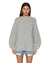 WOMENS  COSY KNIT LIGHT GREY REGULAR KNITWEAR