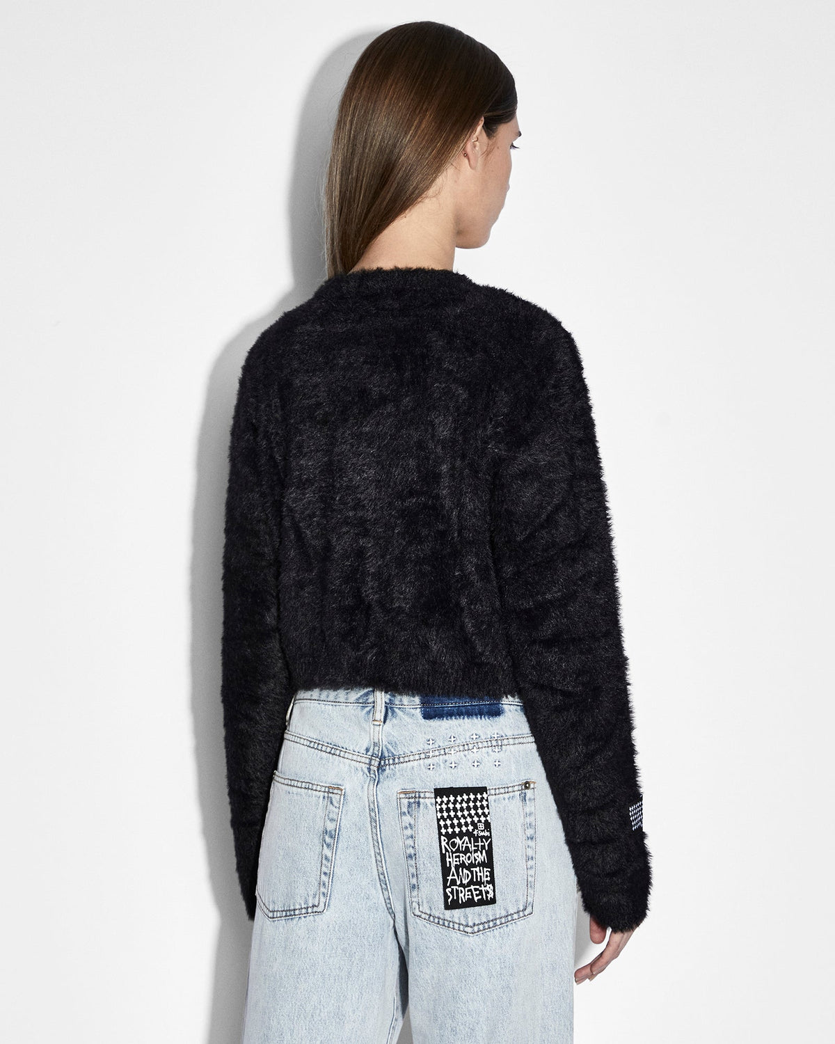 CROPPED SWEATER BLACK