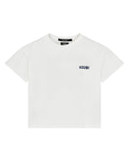 KIDS LIL MEKANIK BIGGIE SS TEE WHITE BLUE TEES