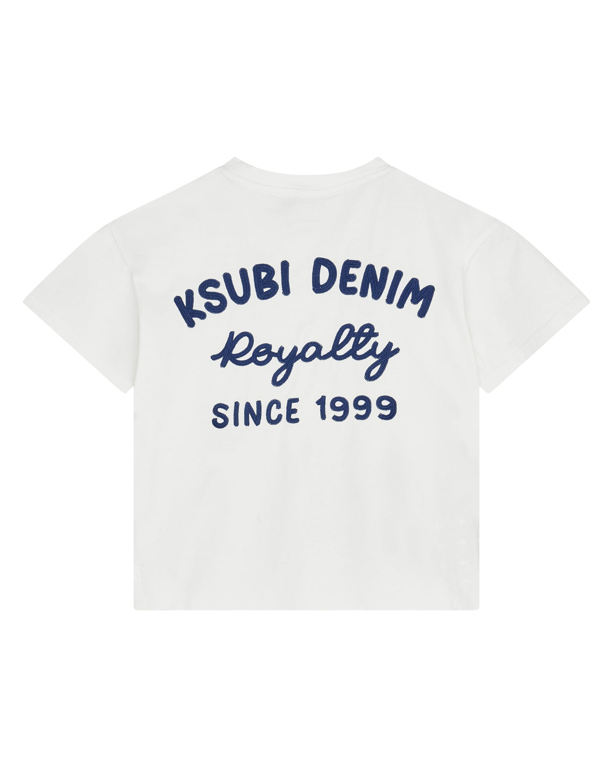 KIDS LIL MEKANIK BIGGIE SS TEE WHITE BLUE TEES
