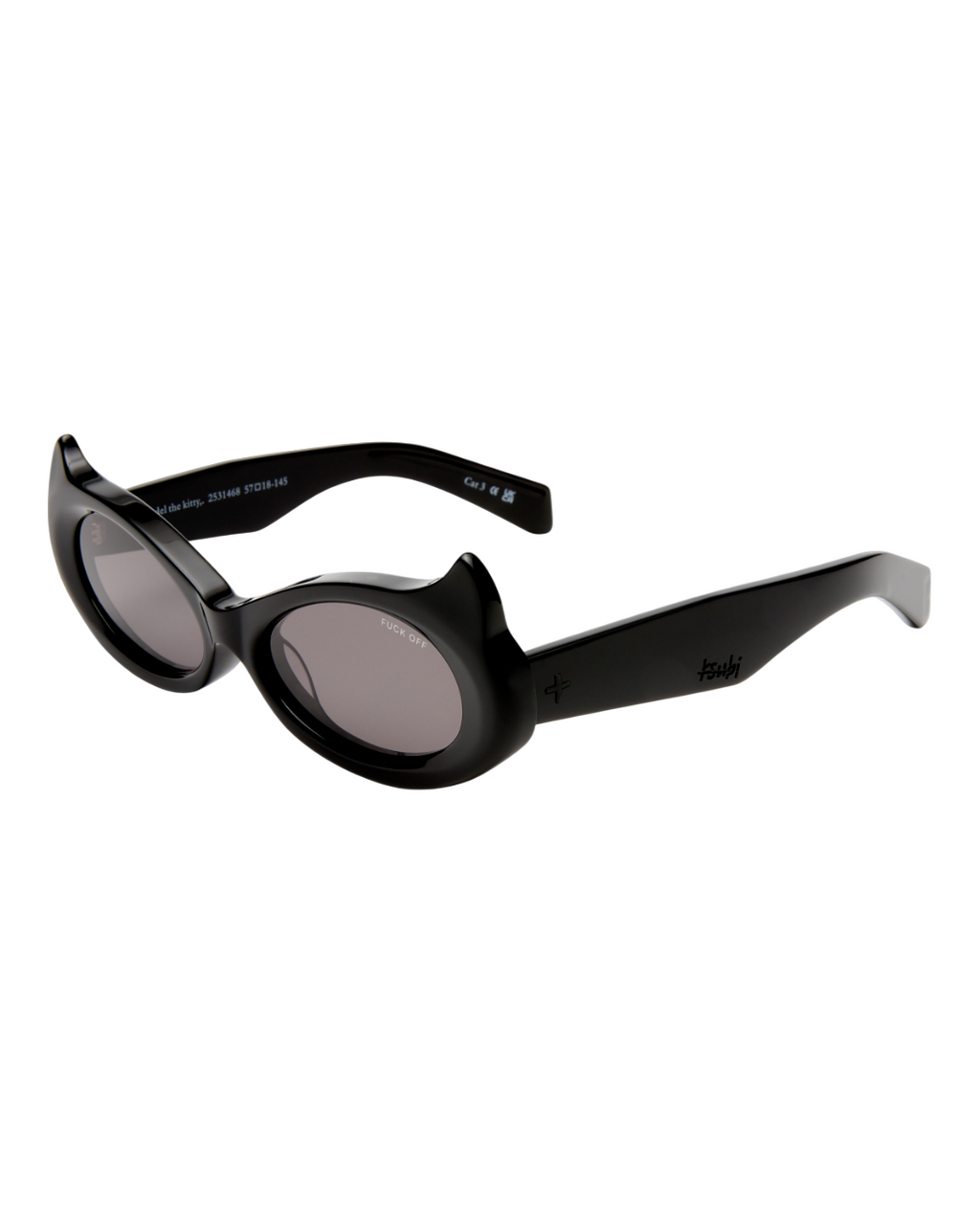 THE KITTY SUNGLASSES BLACK EYEWEAR