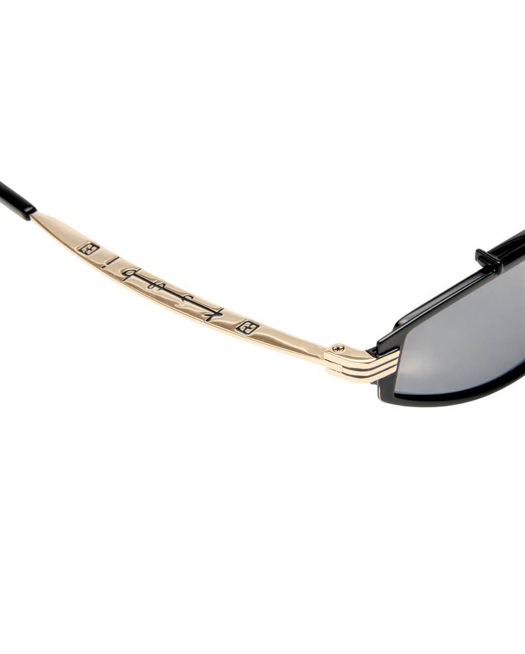 THE KSPEED KATZ SUNGLASSES BLACK GOLD EYEWEAR