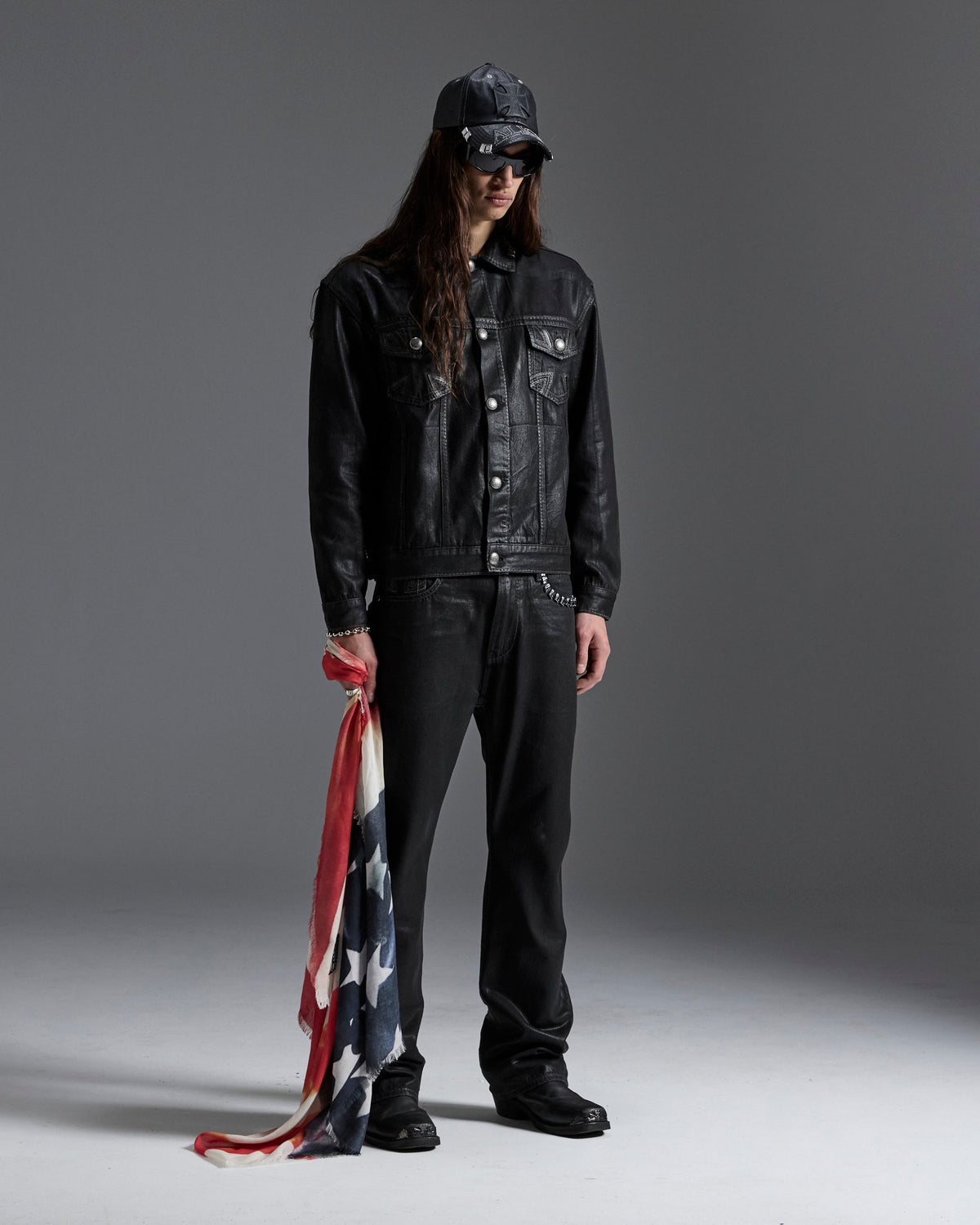 KSUBI X ALICE HOLLYWOOD OH G JACKET BLACK WAX