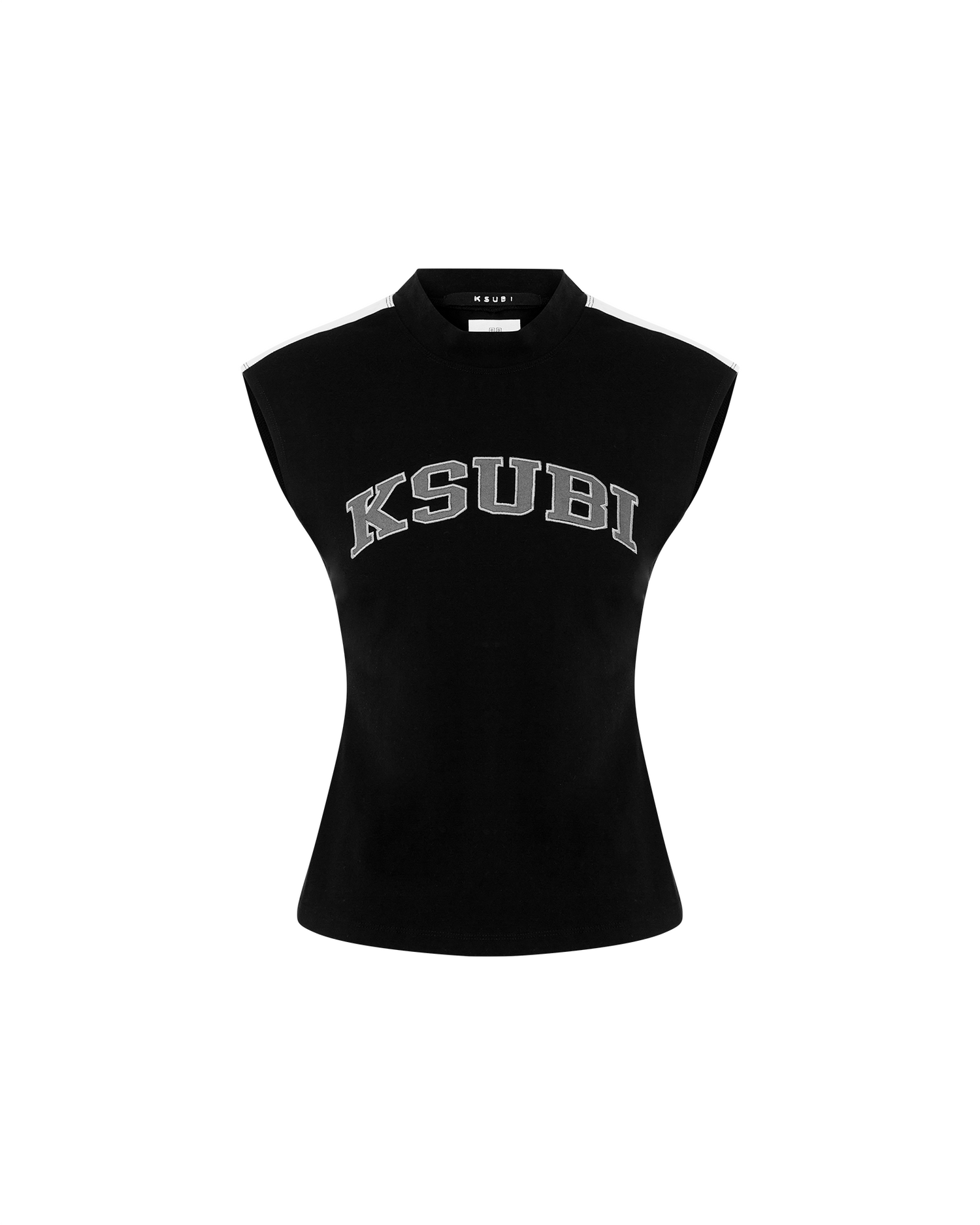 KSUBI SLIM OPEN TEE BLACK