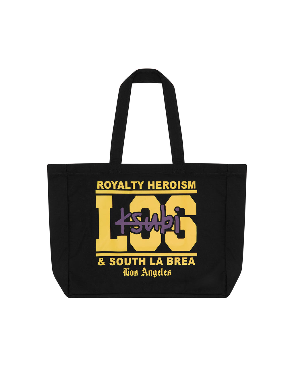 LA AND THE STREETS TOTE BLACK BAGS