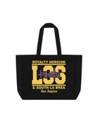 LA AND THE STREETS TOTE BLACK BAGS