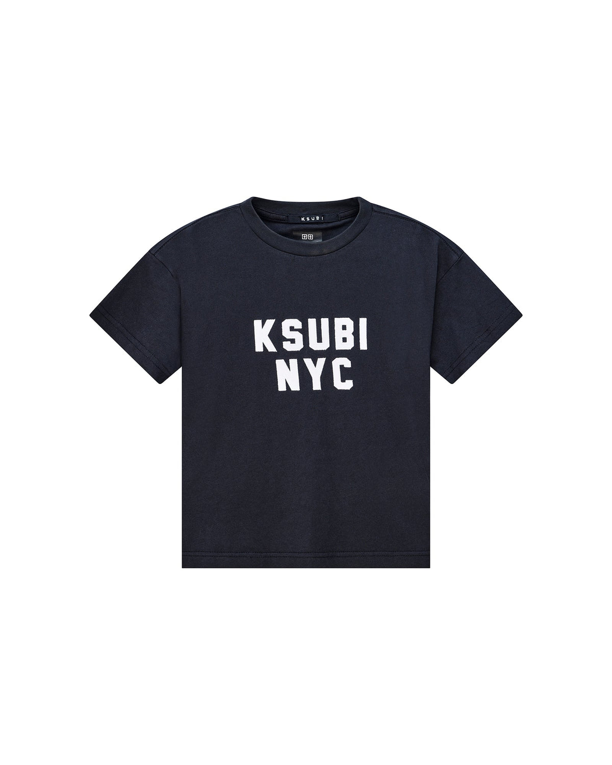 Kids Lil Nyc Biggie Ss Tee Navy Tees - Navy