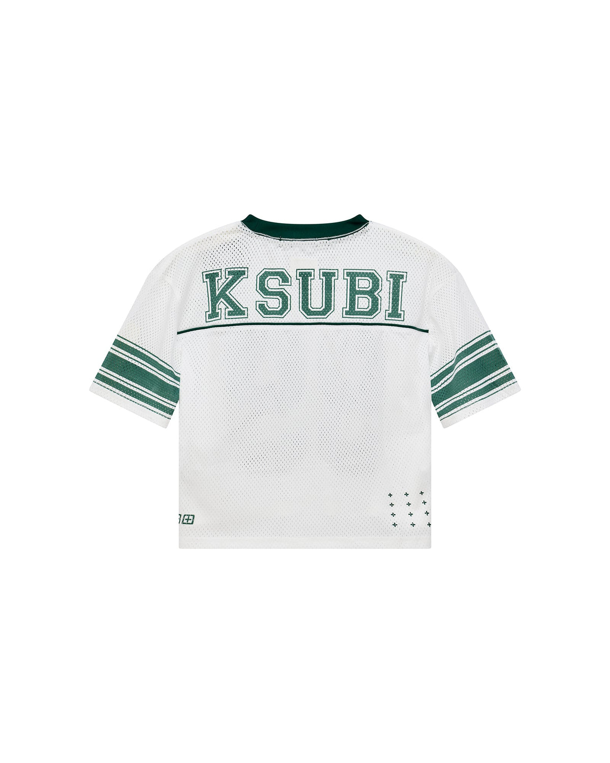 Kids Lil Rookie Ss Jersey White Green Fashion Tops - White