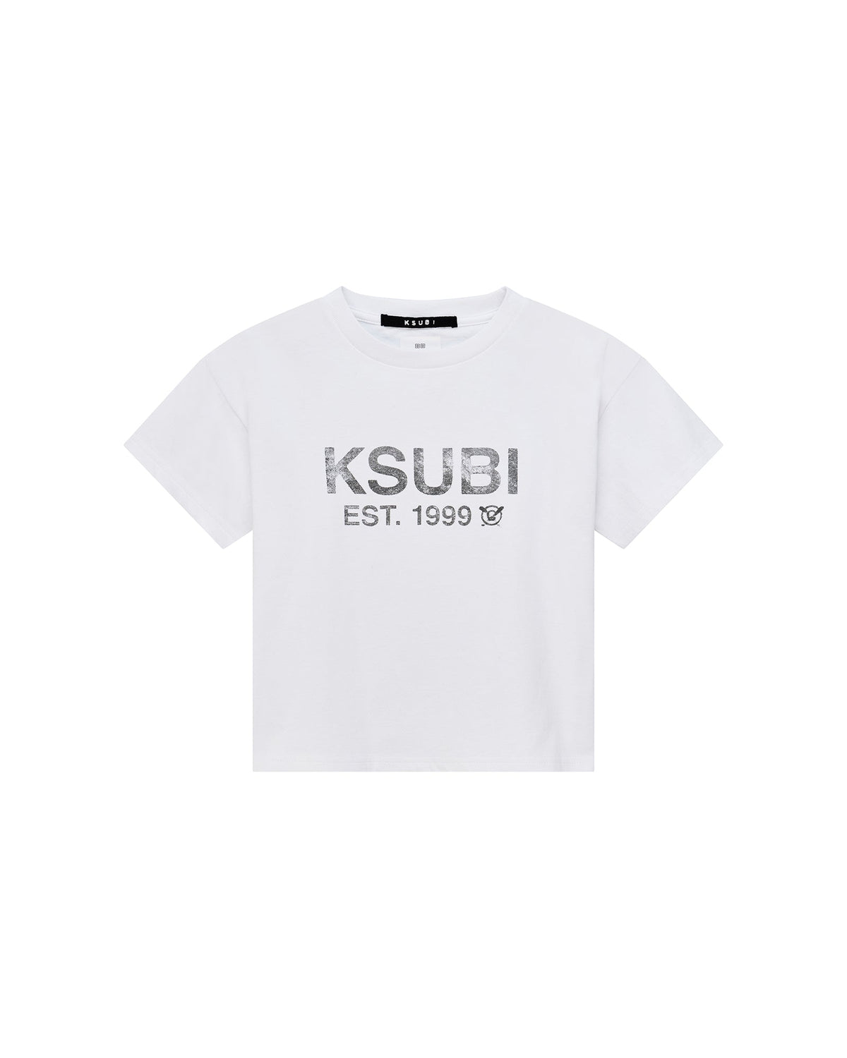 Kids Lil State Biggie Ss Tee White Tees - White