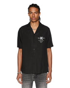 Mens Lock Up Resort Ss Shirt Black Regular Shirts - Black