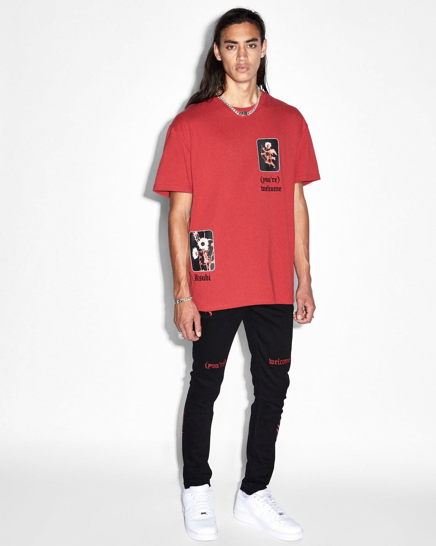 ICONS BIGGIE SS TEE CRIMSON