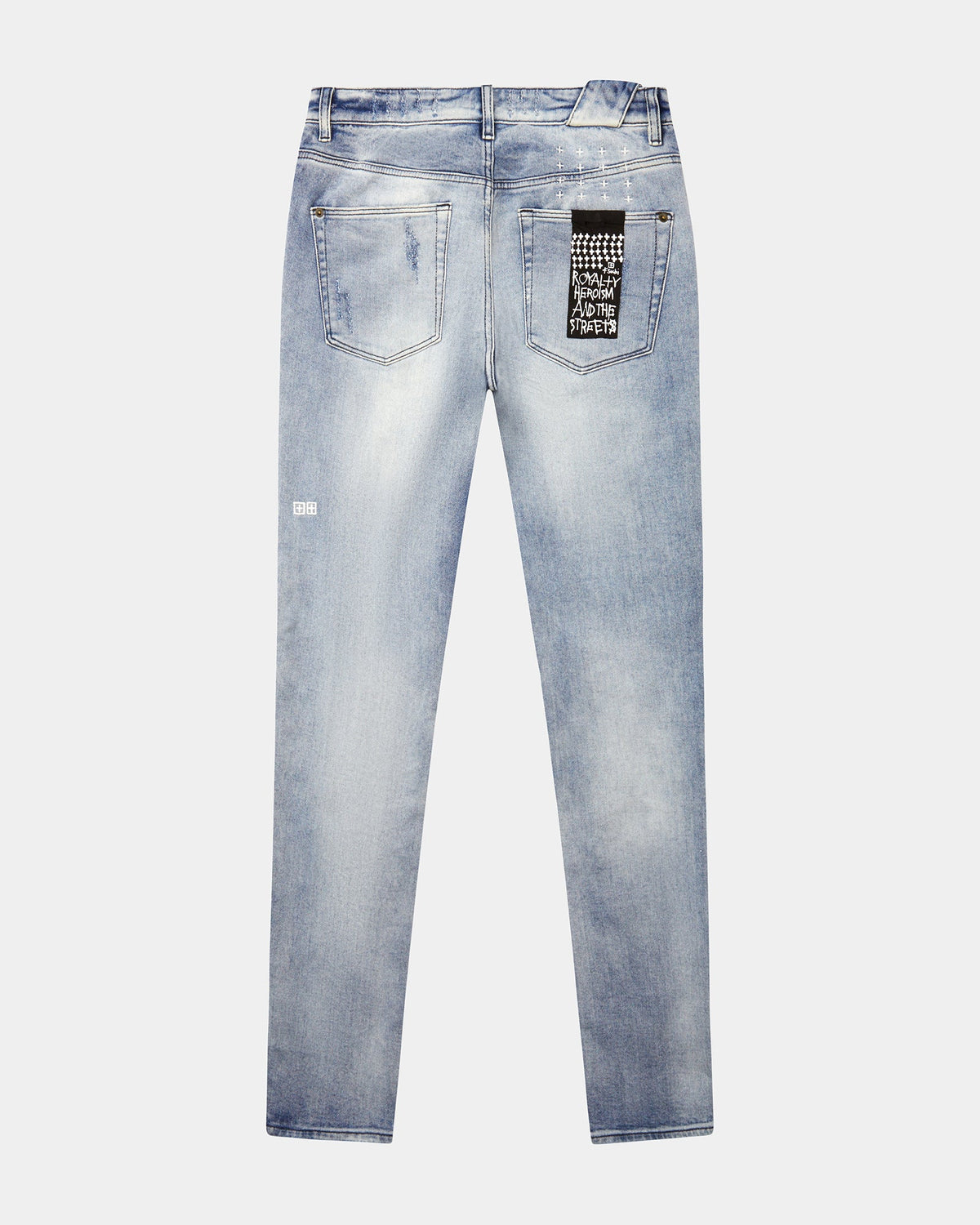 Mens Van Winkle La Trashed Dreams Skinny Denim Jeans - Denim