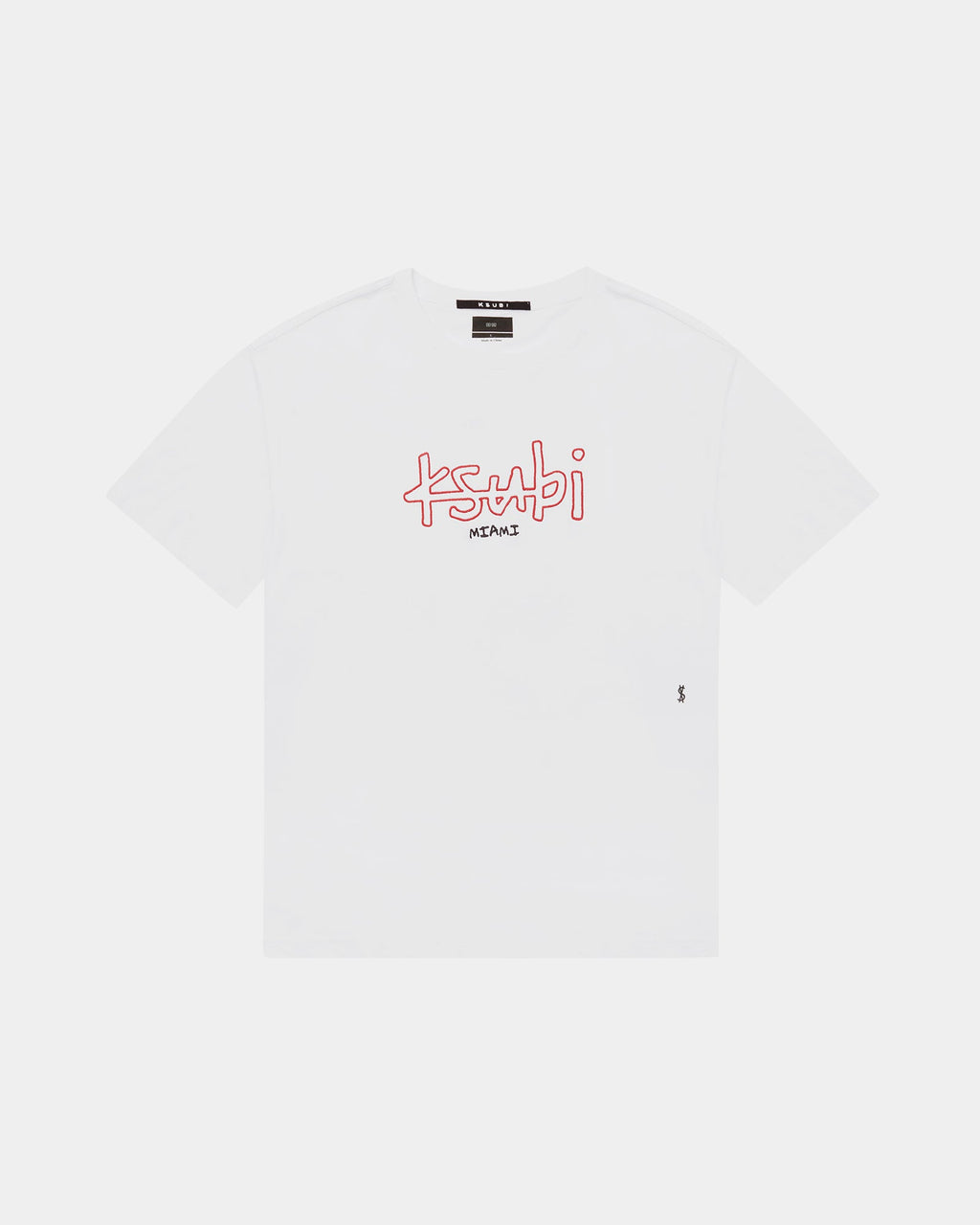 MENS MIAMI 4X4 BIGGIE SS TEE TRU WHITE TEES