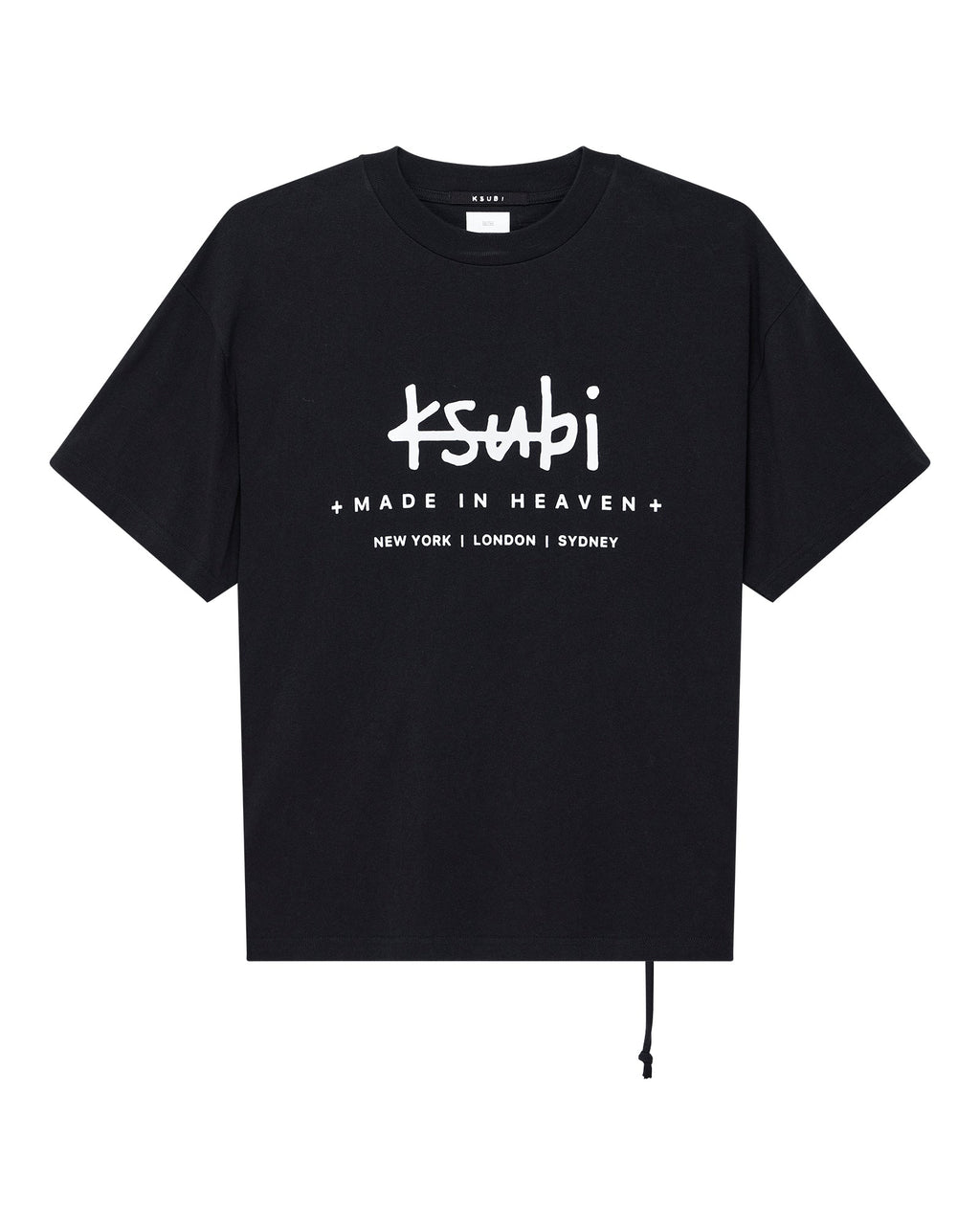 MENS PLATED EKCESS SS TEE JET BLACK TEES