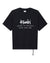 MENS  PLATED EKCESS SS TEE JET BLACK OVERSIZED TEES