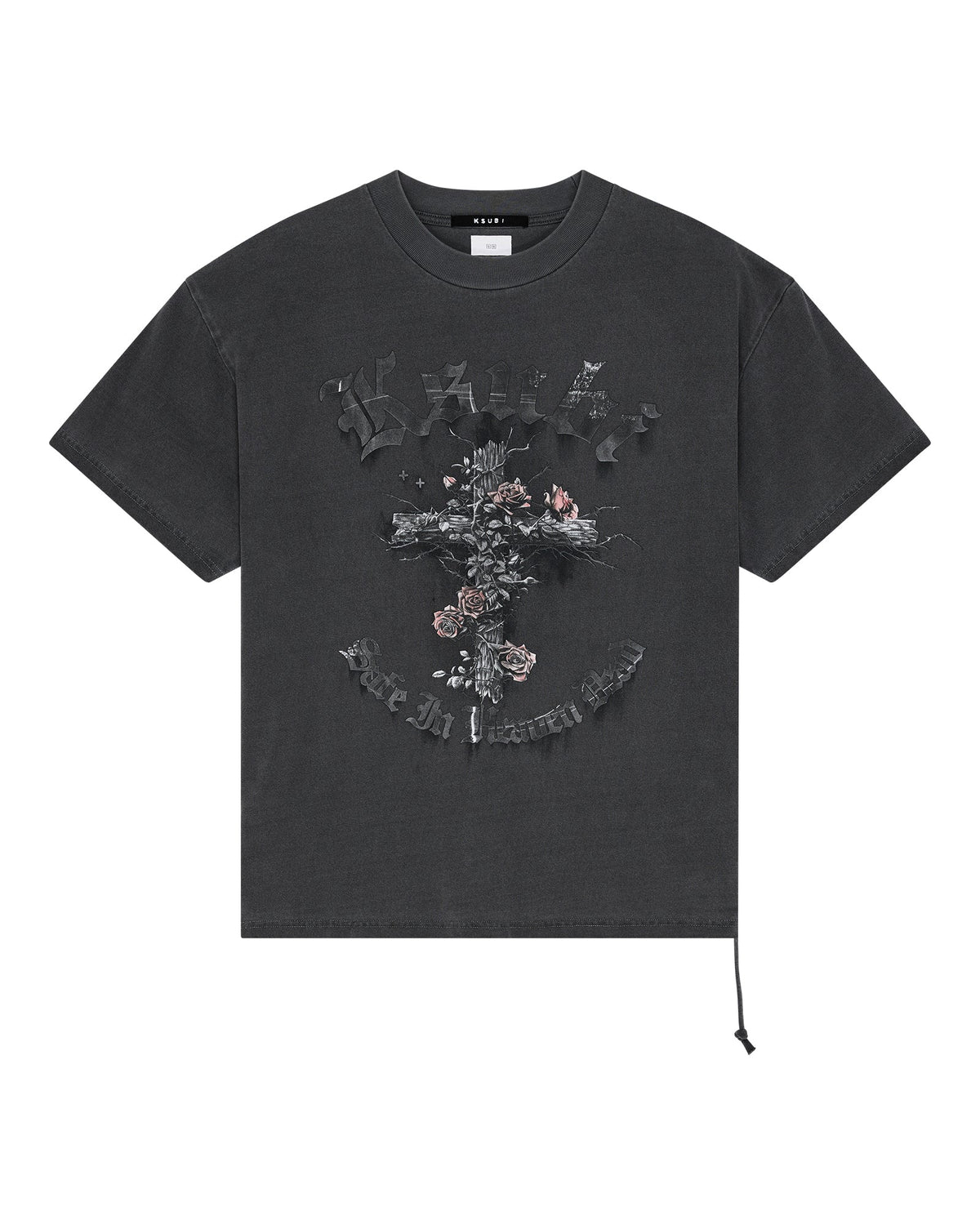 THORNED EKCESS SS TEE CHARCOAL