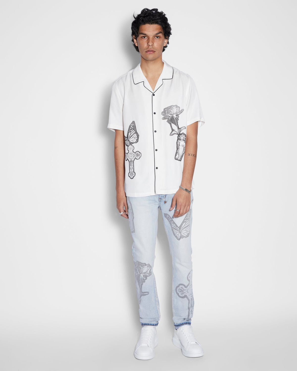 MENS CHITCH KUT OUT NIMBUS DENIM JEANS