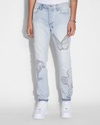 MENS CHITCH KUT OUT NIMBUS DENIM JEANS