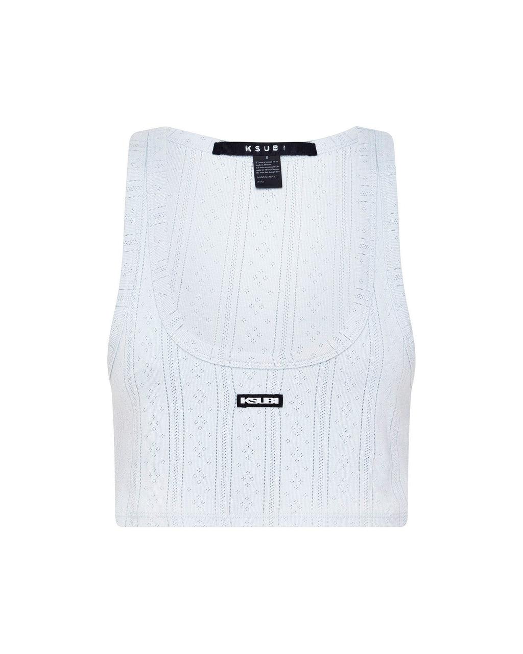 WOMENS SOTT ORIGIN CROP TANK ICE MIST FASHION TOPS