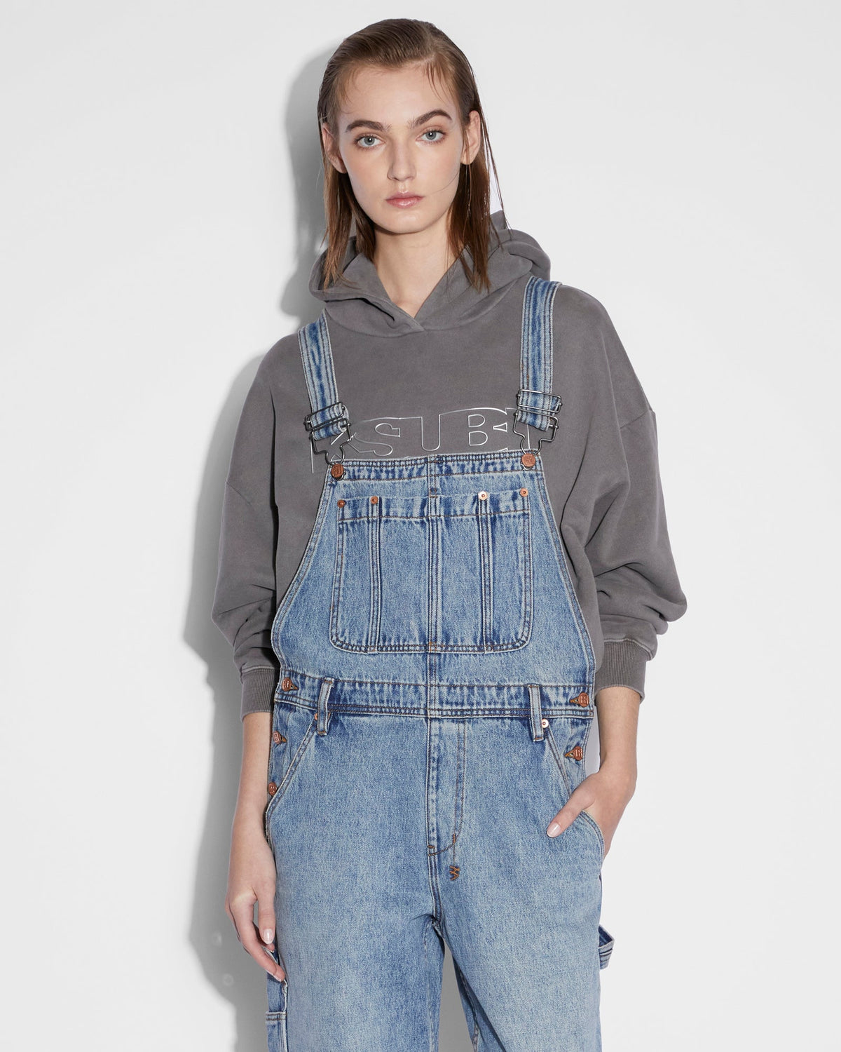 Womens Easy Overall Lifetime Regular Jumpsuits - Denim
