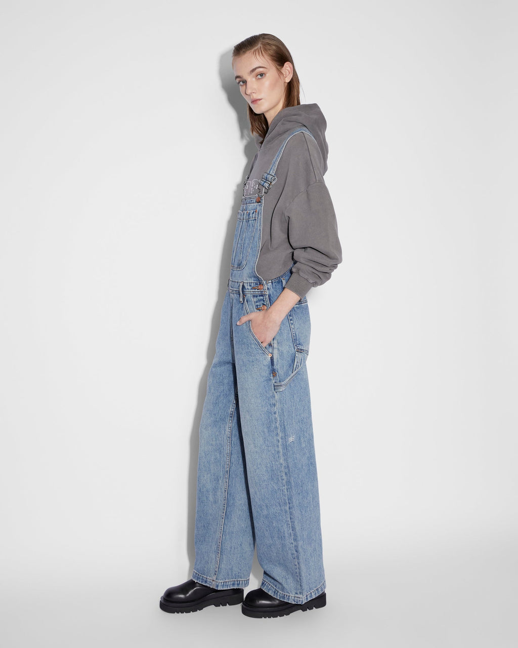 Womens Easy Overall Lifetime Regular Jumpsuits - Denim