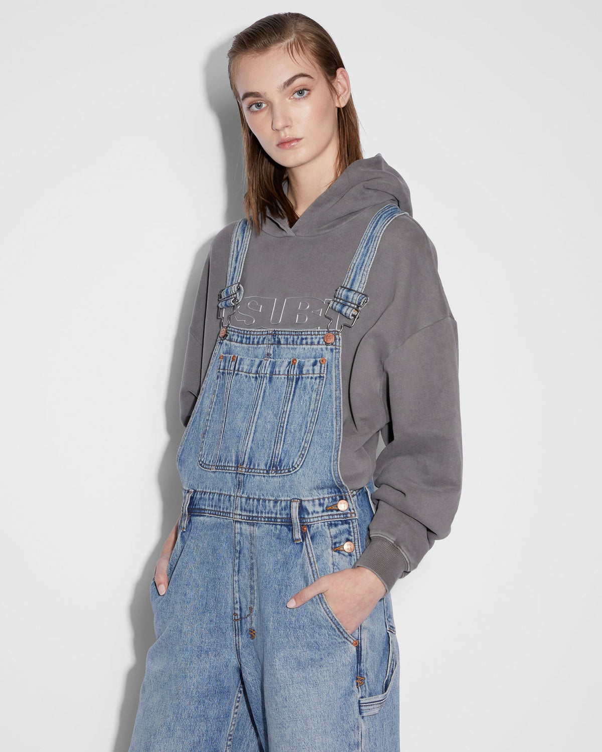 Womens Easy Overall Lifetime Regular Jumpsuits - Denim