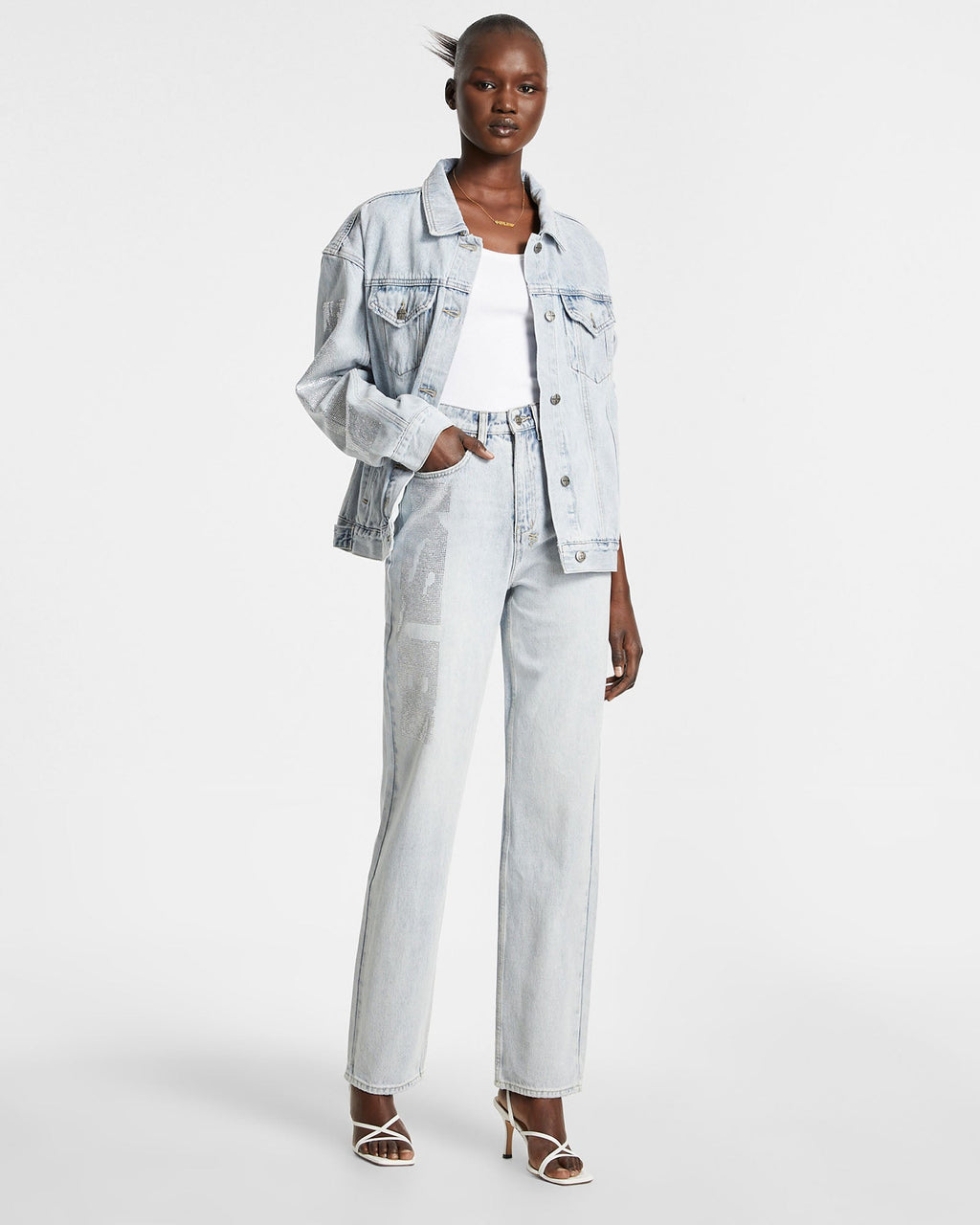 Womens Oversized Jacket Krystal Oversized Jackets - Denim