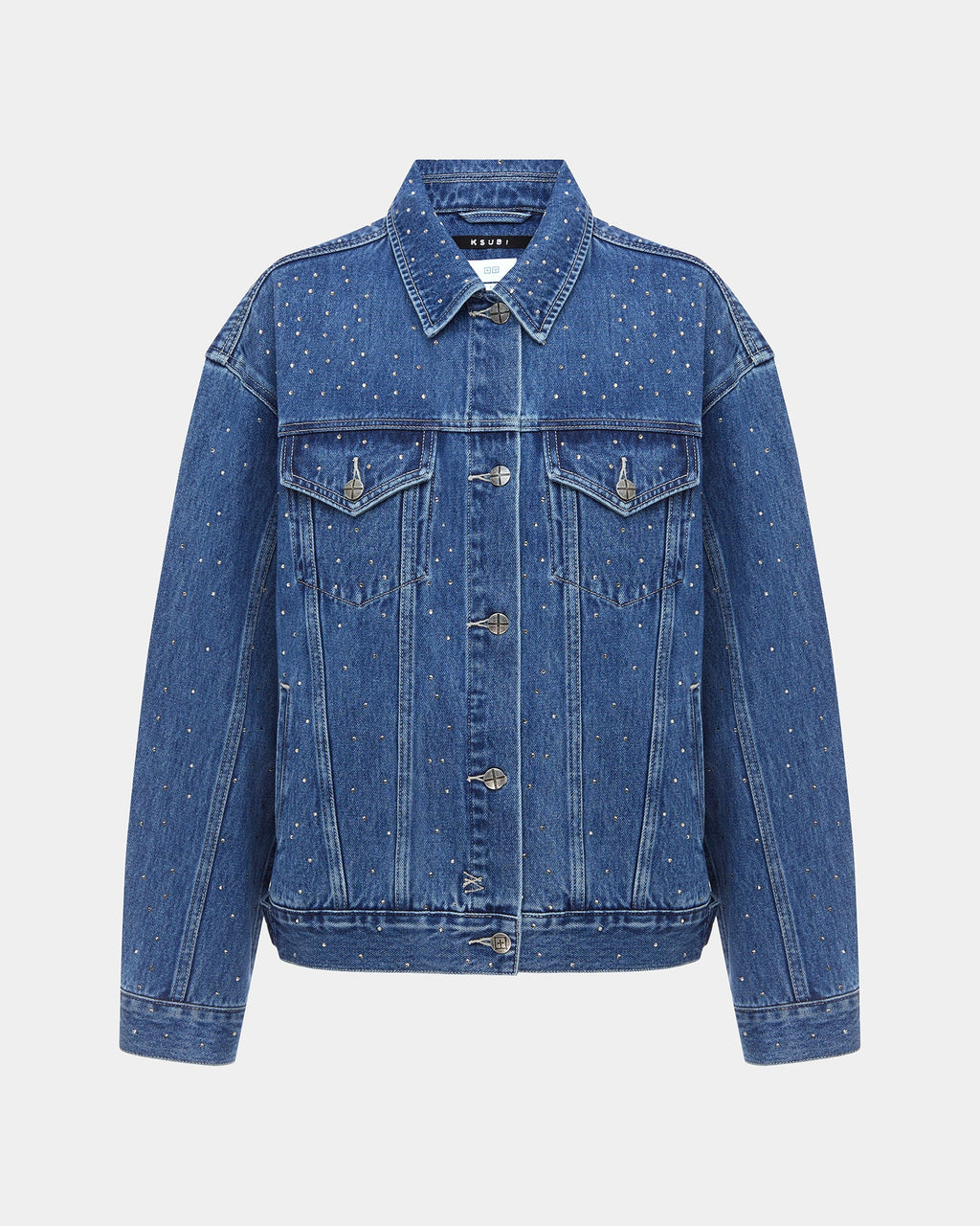 Womens Oversized Jacket Token Krystal Oversized Jackets - Denim