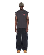 MENS PANTHERA CUT OFF BIGGIE TEE ASH TEES